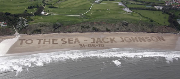 JACK JOHNSON – TO THE SEA sand drawing film
