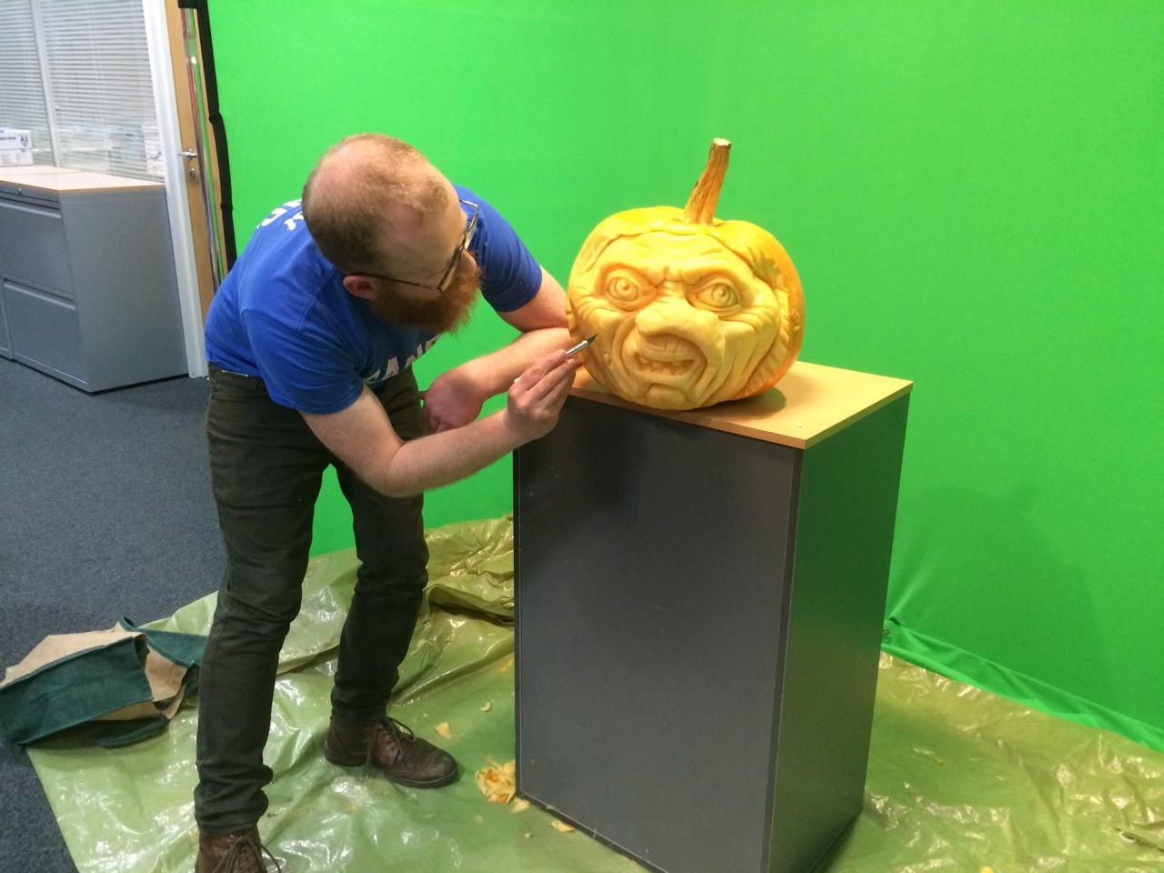 A special Halloween carving for Look North