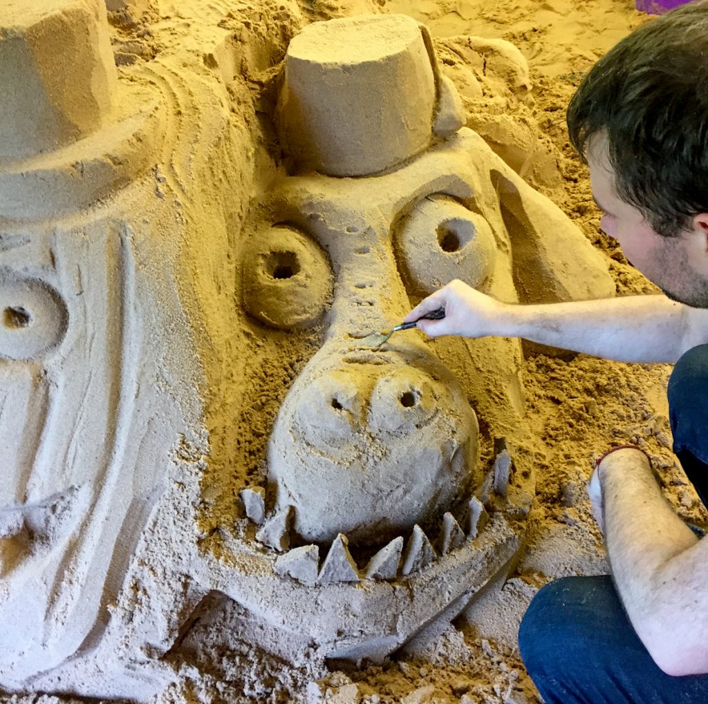 beginners sculpture workshop class sand Sculpture
