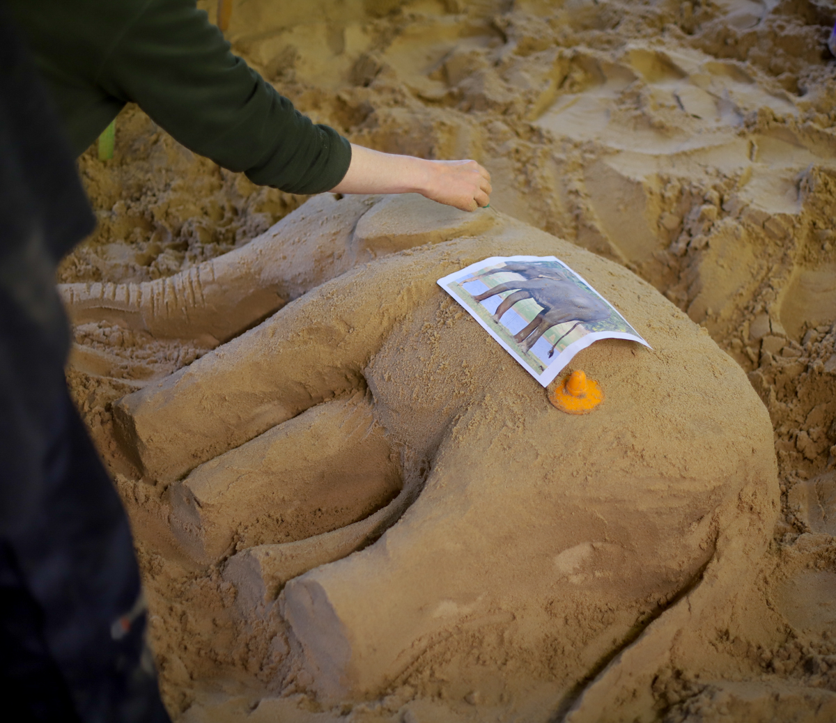 Learn sand sculpture at Sand In Your Eye Studios