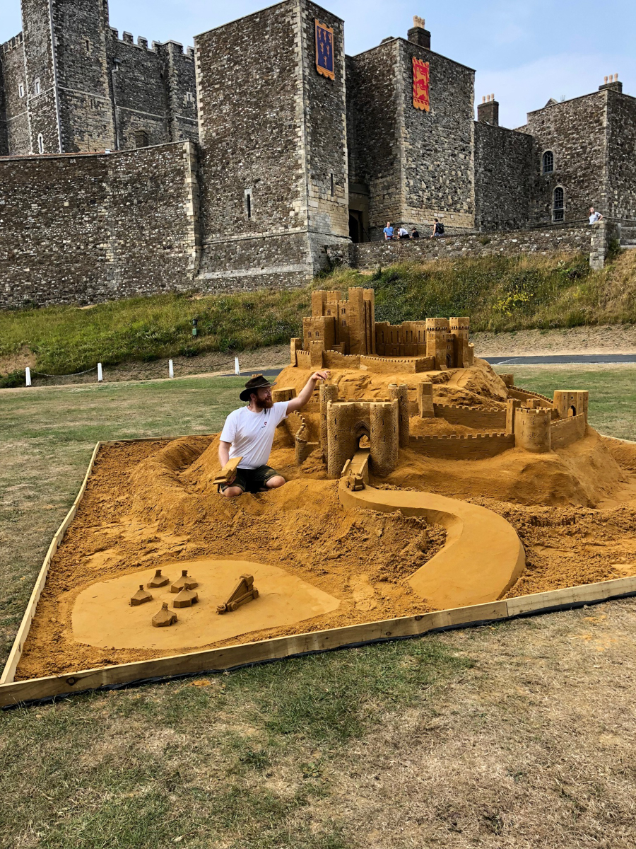 The ultimate sand castle at Dover castle with English Heritage