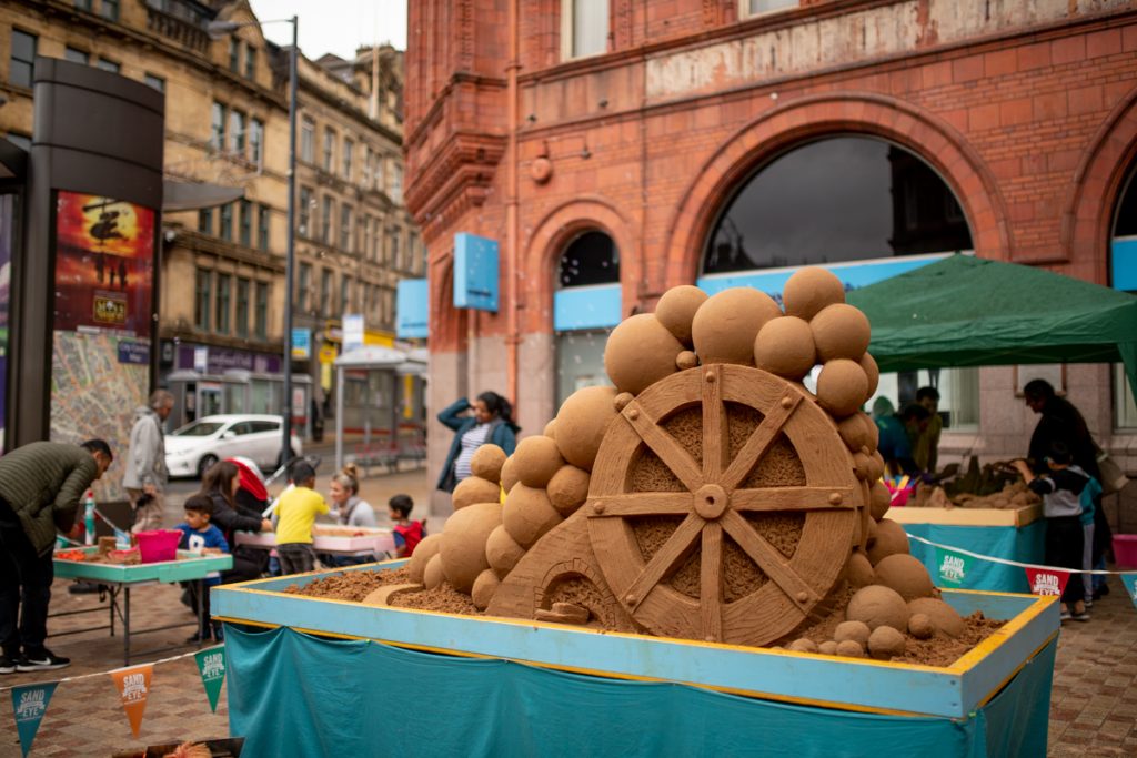 Bradford Bubble Up – Bubbly Sand Sculpture and Family Workshops
