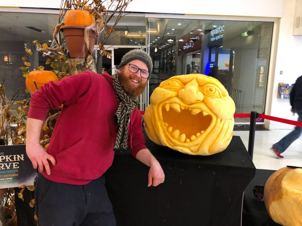 Halloween Pumpkin Live Carving and Workshops at Regent Shopping Centre Glasgow