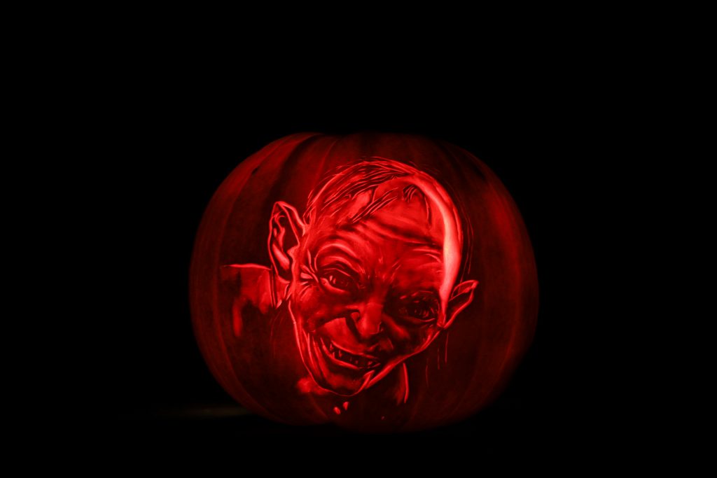Etched Pumpkin Portraits for Halloween