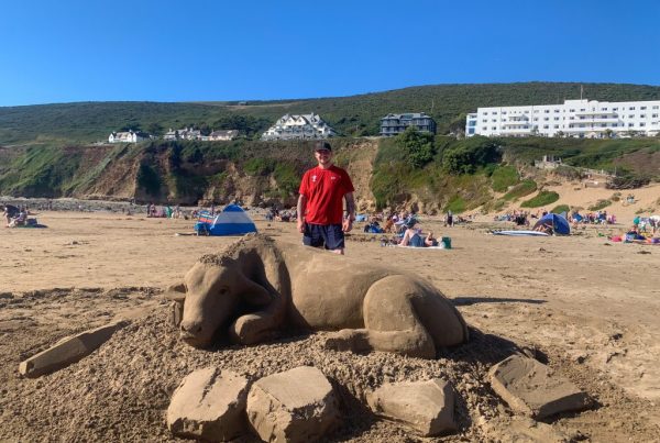 sand_sculptor_cow_beach