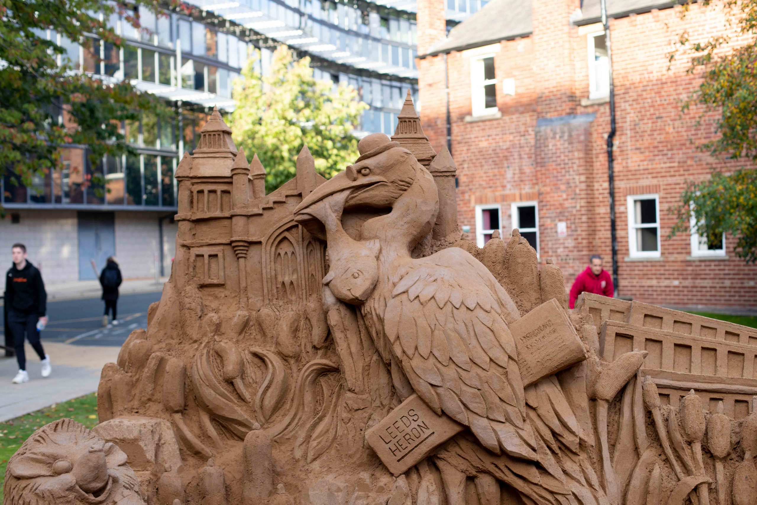 Giant Sand Sculpture and Ice bar for The University of Leeds #CampusLive Event