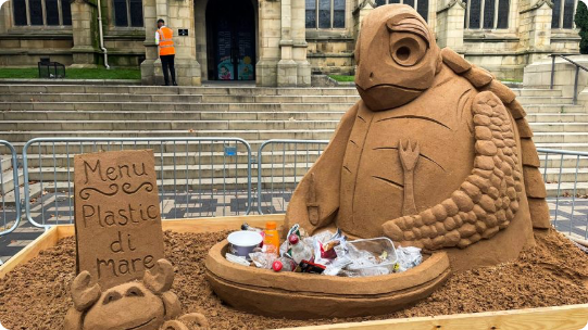 Sand Sculpture & Workshops for Wakefield’s Festival of the Earth