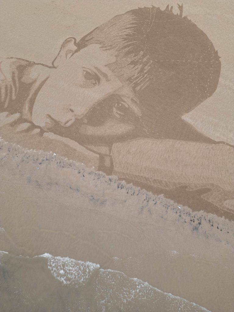 Banardos sand drawing 14