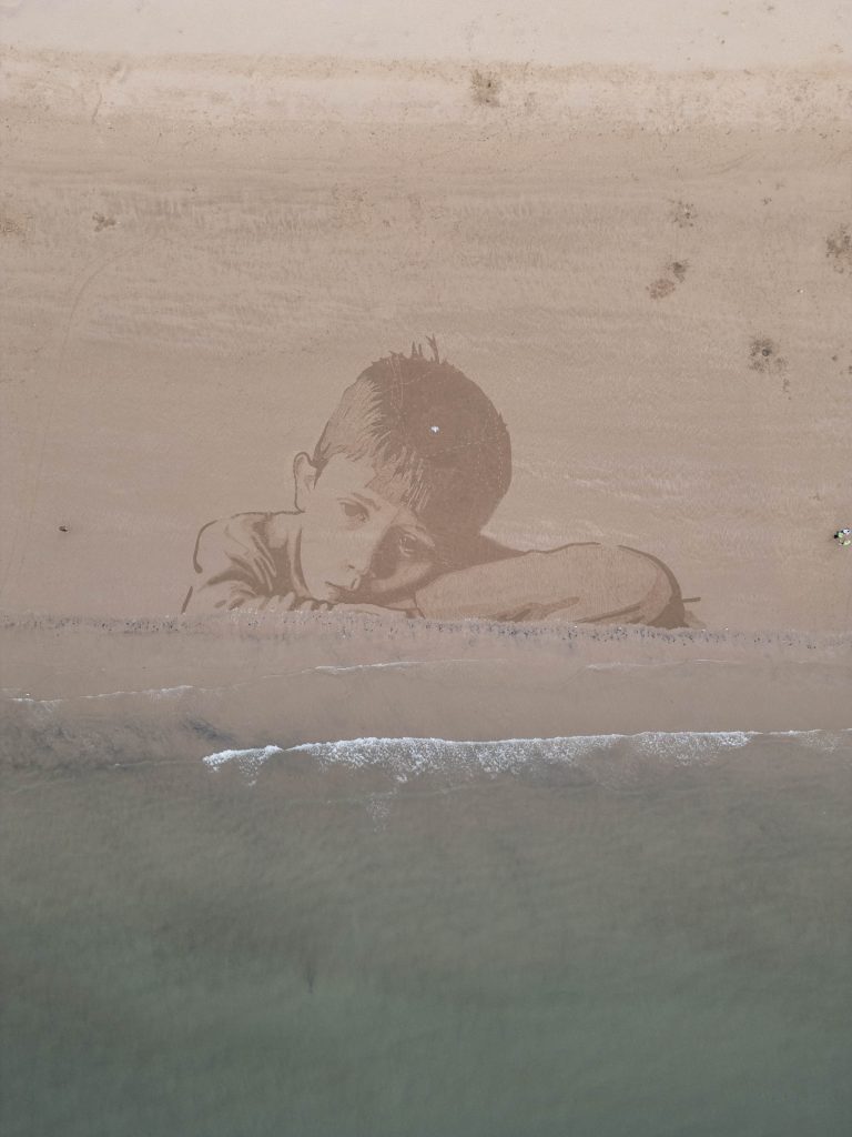 Banardos sand drawing 15