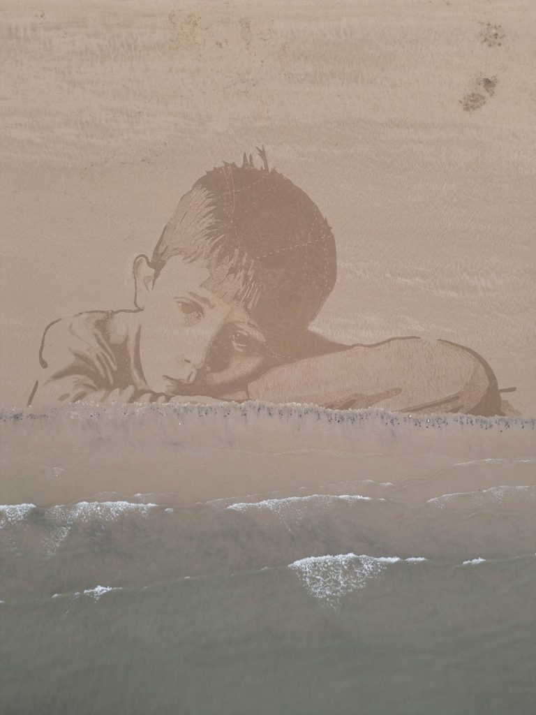 Banardos sand drawing 16