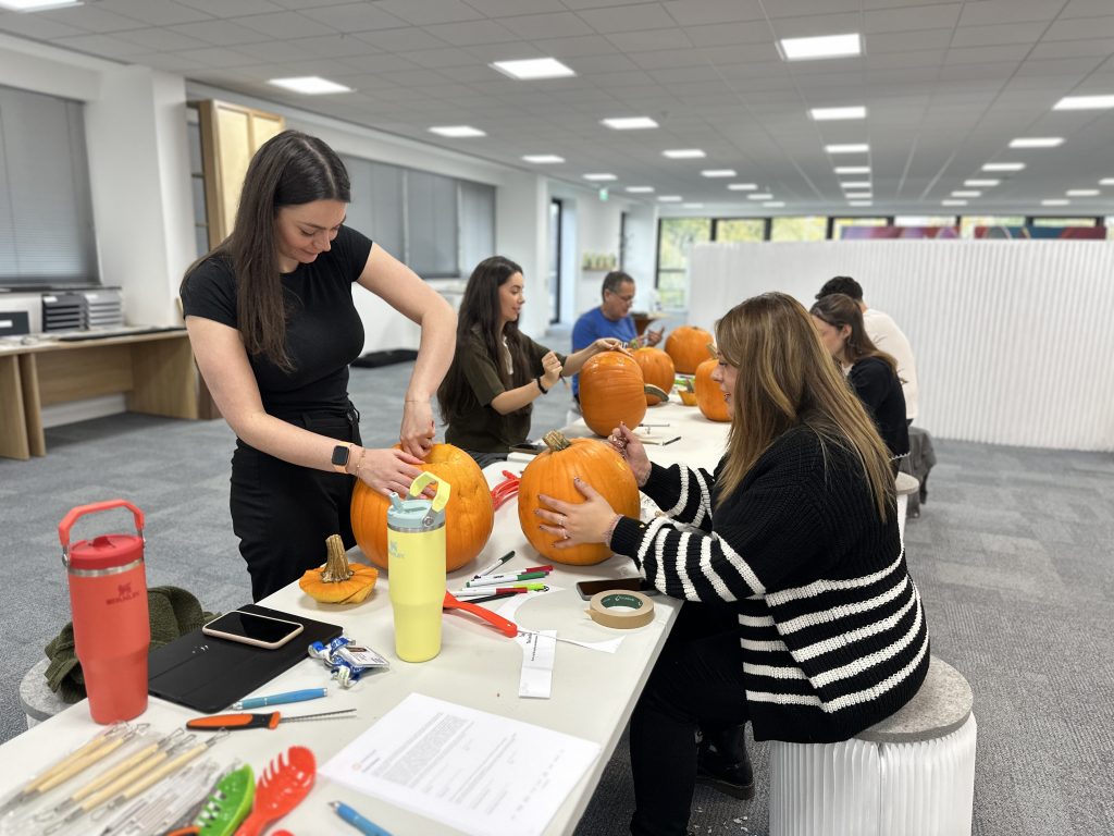 team building pumpkin