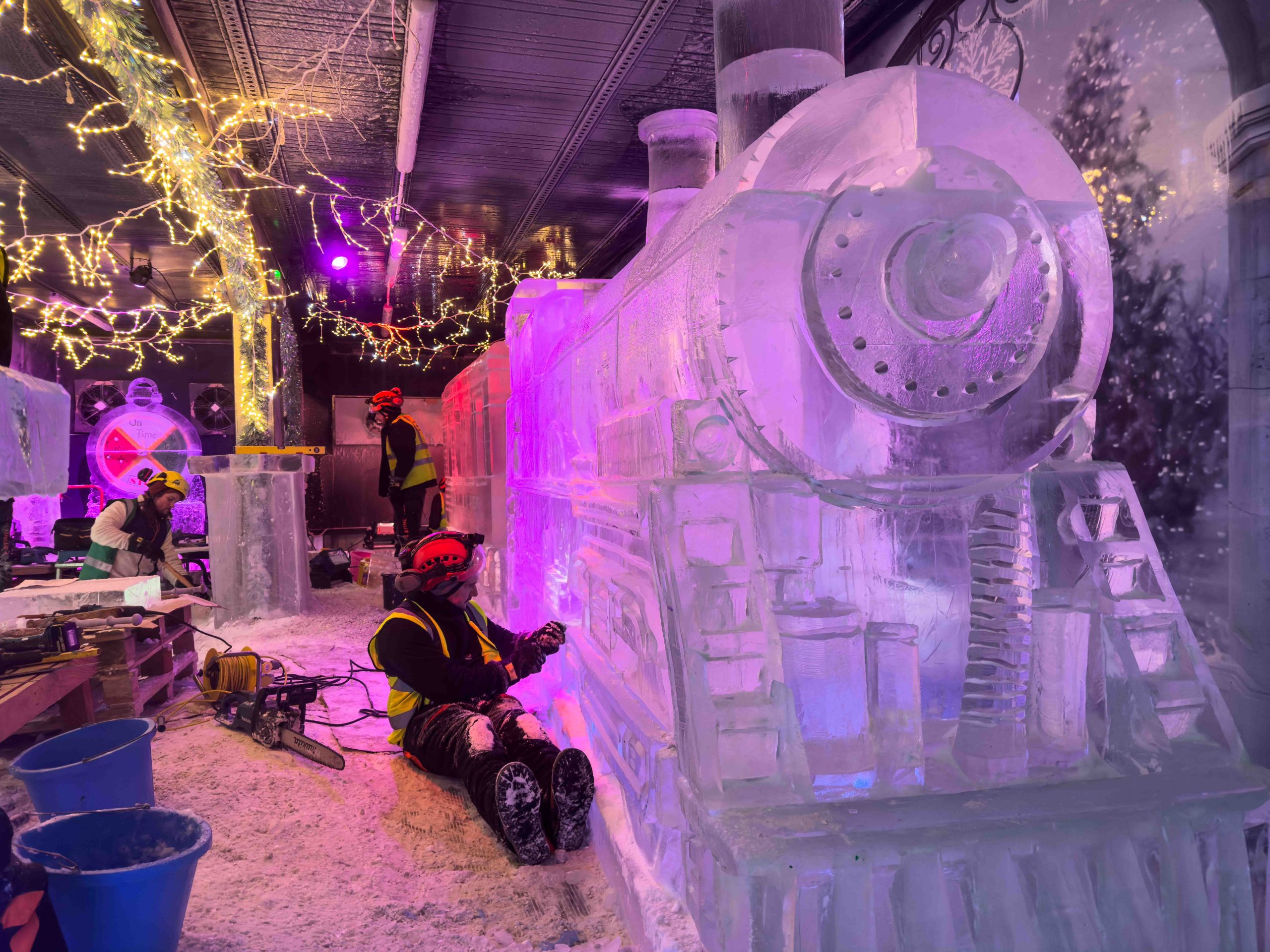 All Aboard The Ice Express! A Family Friendly Winter Wonderland Ice Bar