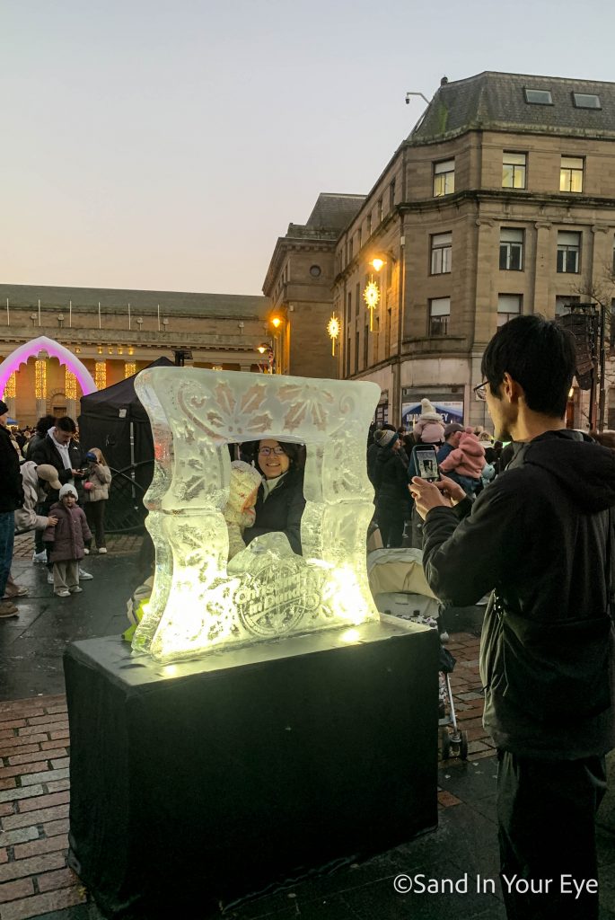 ❄️ Dundee Sparkles: How Ice Sculpture Brought Festive Magic to the Christmas Switch-On! 15 ice sculpture christmas 22