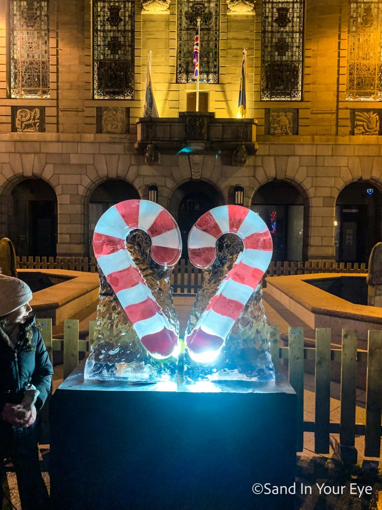 ❄️ Dundee Sparkles: How Ice Sculpture Brought Festive Magic to the Christmas Switch-On! 18 ice sculpture trail uk