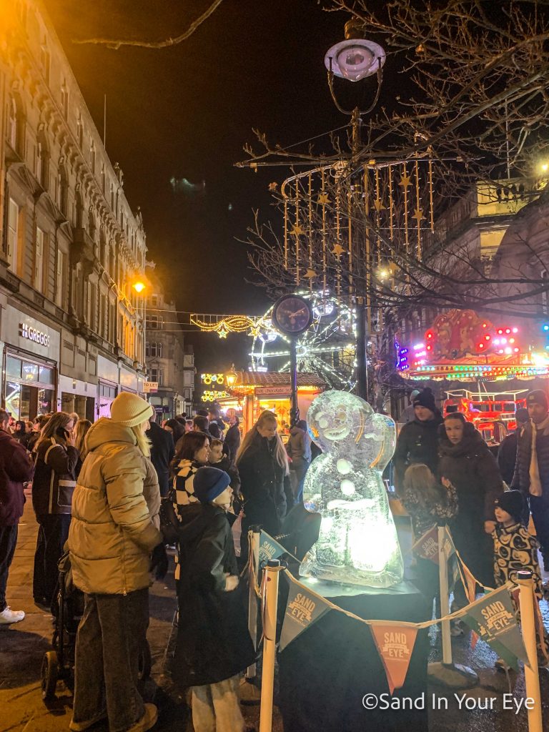 ❄️ Dundee Sparkles: How Ice Sculpture Brought Festive Magic to the Christmas Switch-On! 19 ice sculpture christmas 29