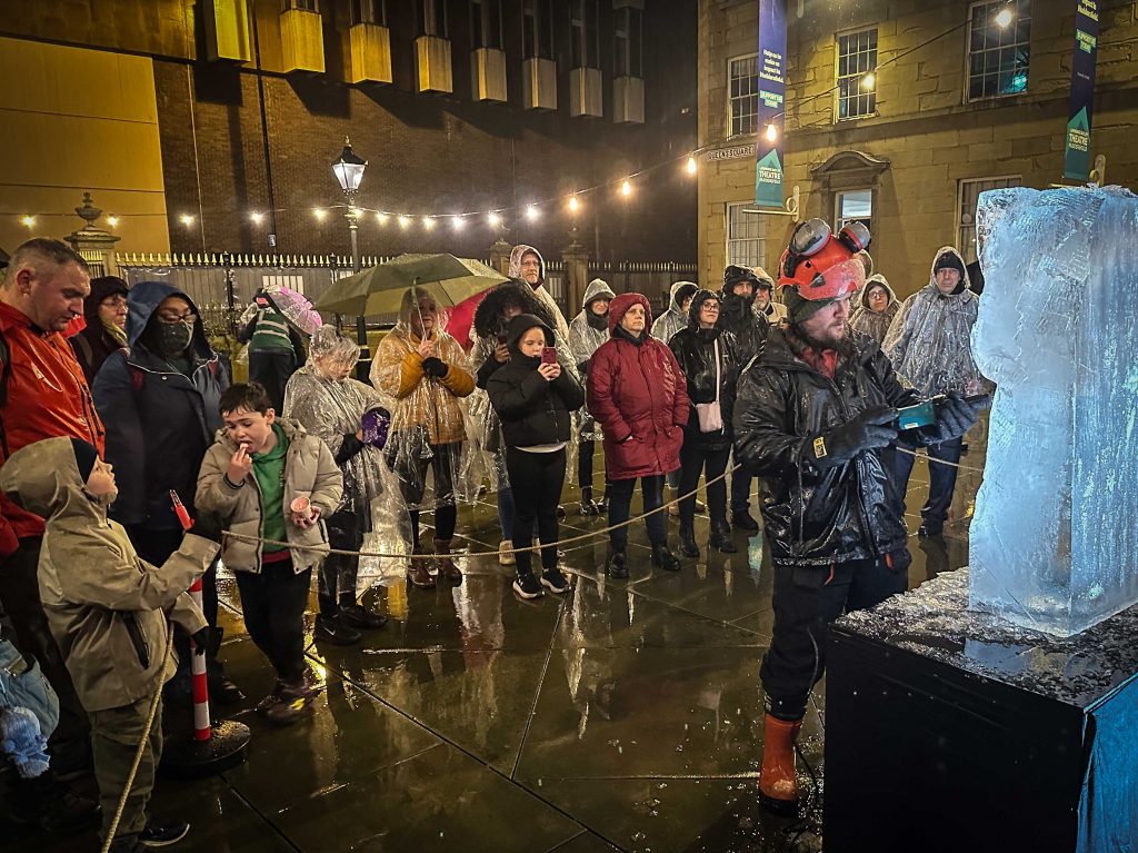 1 hour ice sculpture huddersfield 14