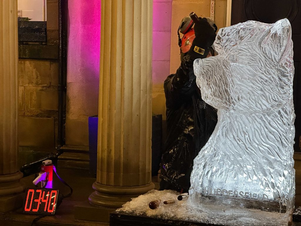 1 hour ice sculpture huddersfield 16