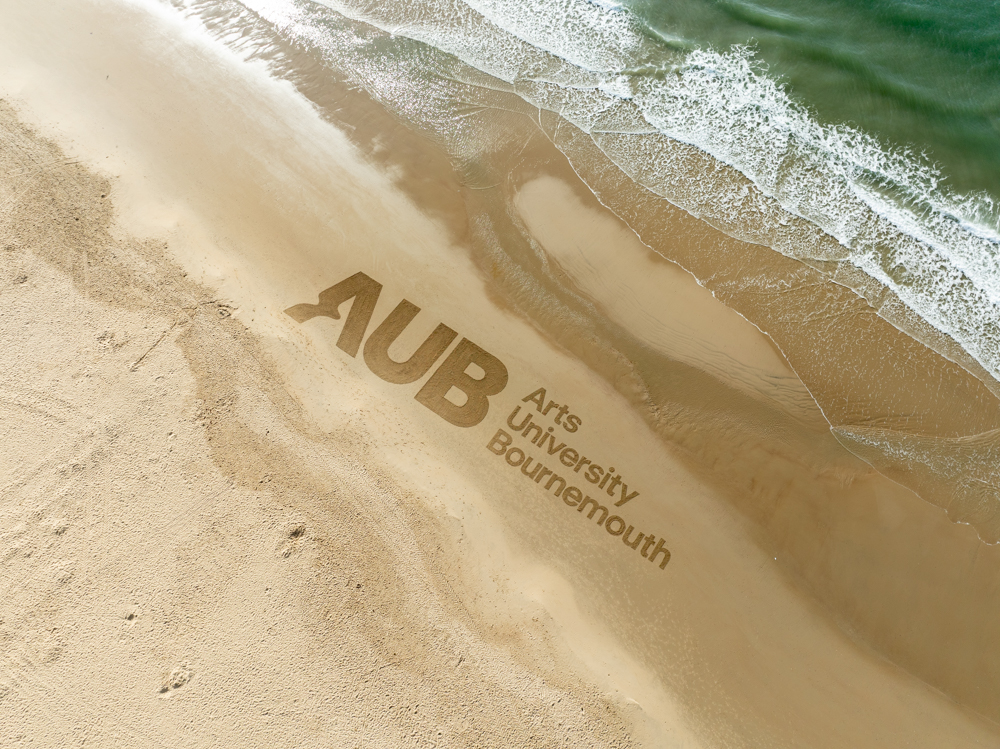 A fantastic day for a Sand Drawing in Bournemouth with AUB 1 arts_university_bournemouth_sand_drawing
