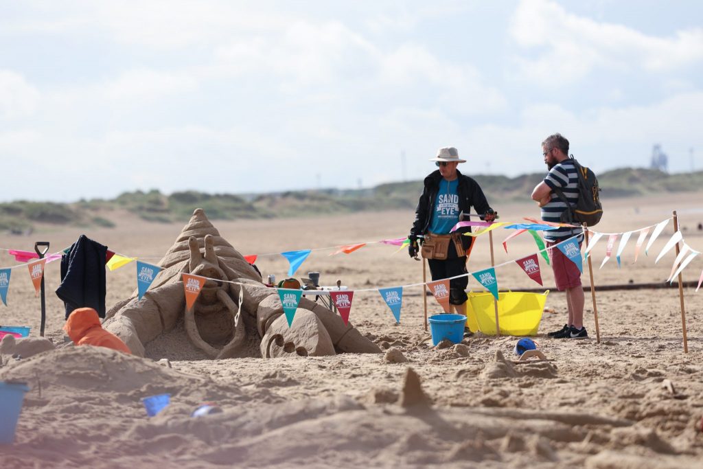 Seashore Sand Sculpture Workshops & Surprise Rescue at Redcar Kite Festival 2 230827Between the Tides Festival 562 2048x1365 1