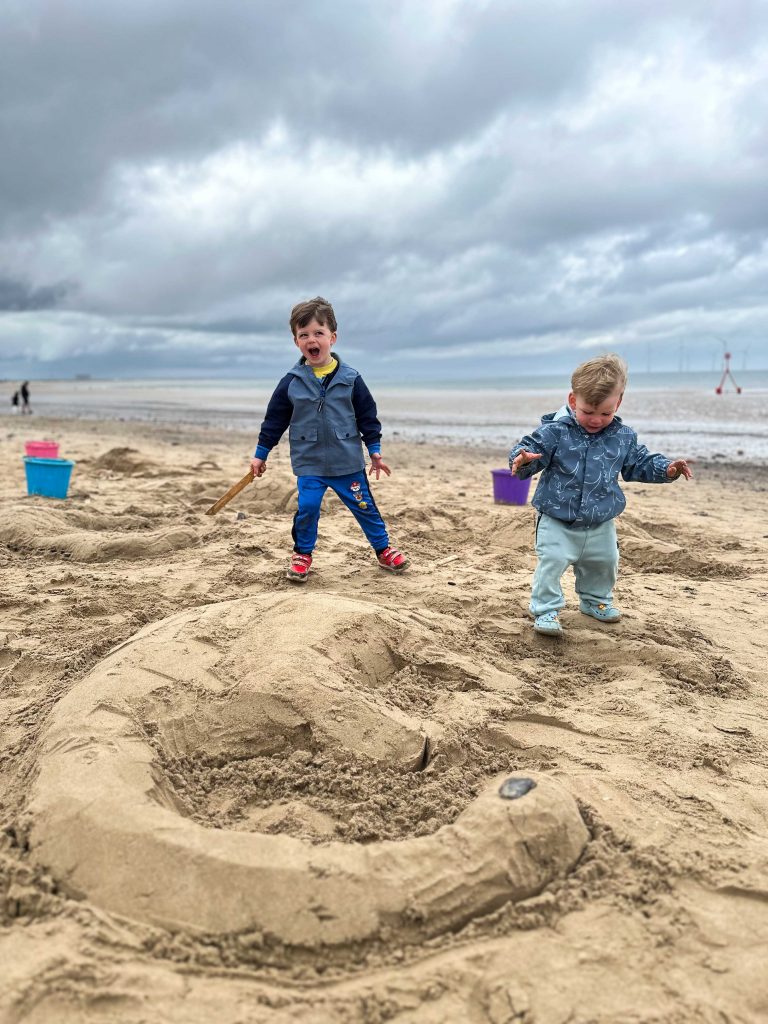 Seashore Sand Sculpture Workshops & Surprise Rescue at Redcar Kite Festival 5 Sand Sculpture workshops redcar 18