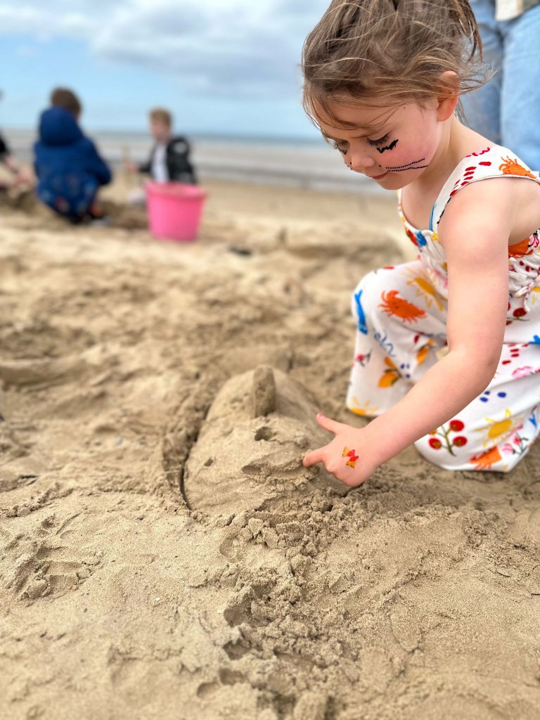 Seashore Sand Sculpture Workshops & Surprise Rescue at Redcar Kite Festival 17 Sand Sculpture workshops redcar 30