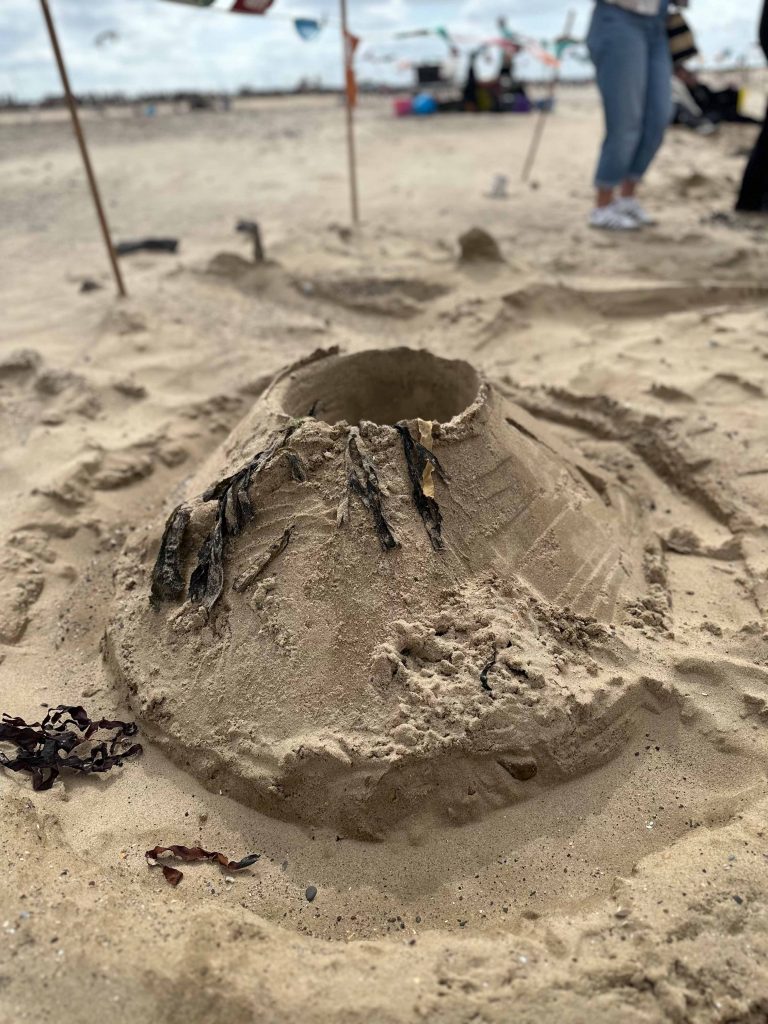 Seashore Sand Sculpture Workshops & Surprise Rescue at Redcar Kite Festival 18 Sand Sculpture workshops redcar 33