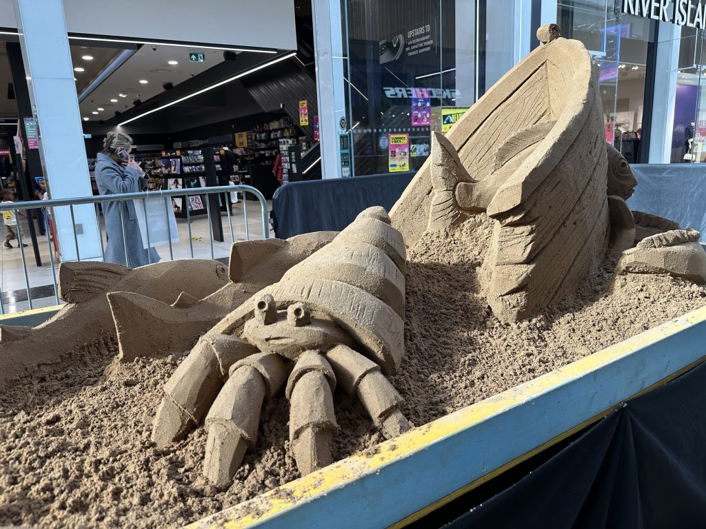 Sand, Sunshine, and High Street Buzz: Bradford by the Sea sand sculpture trail 12 IMG 3882