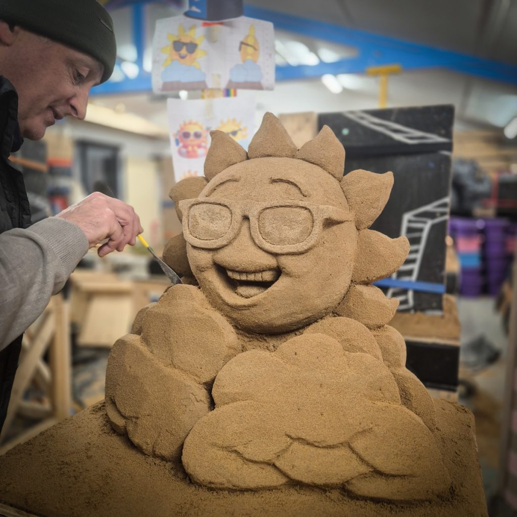 Sand, Sunshine, and High Street Buzz: Bradford by the Sea sand sculpture trail 26 moveable_sand_sculpture