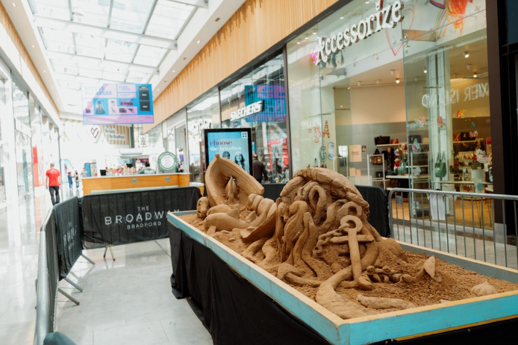 Sand, Sunshine, and High Street Buzz: Bradford by the Sea sand sculpture trail 13 shopping_centre_events