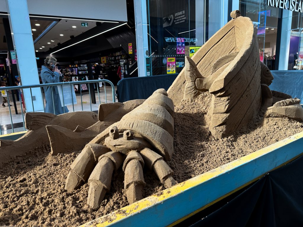 Sand, Sunshine, and High Street Buzz: Bradford by the Sea sand sculpture trail 27 under_the_sea_sand_sculpture